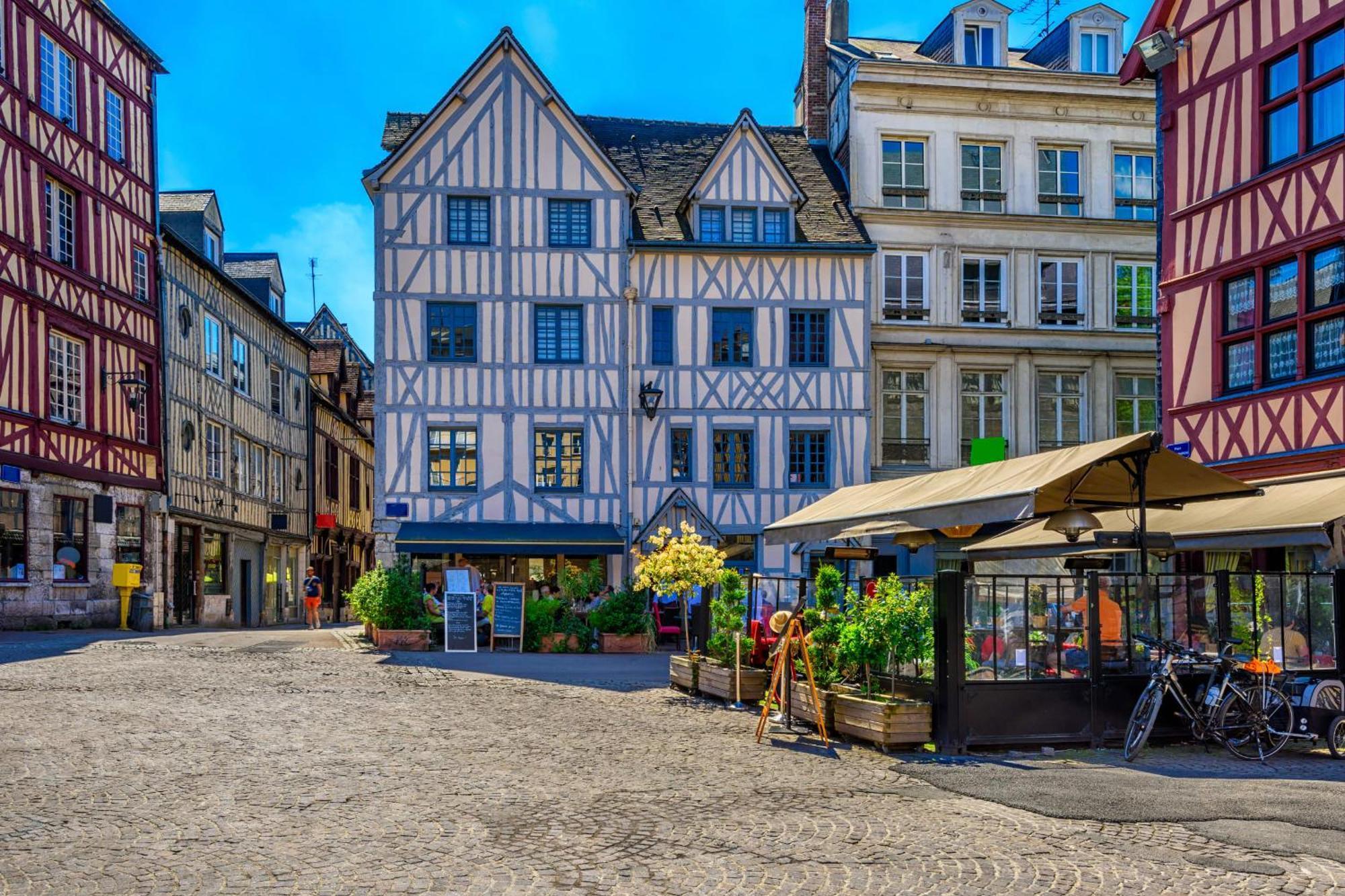 Le Charmant F2 Rue Du Gros Horloge A Rouen! ภายนอก รูปภาพ